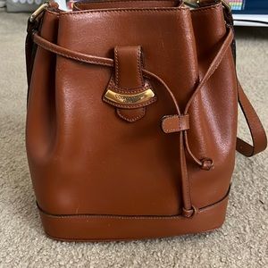 Vintage Courreges leather bucket bag